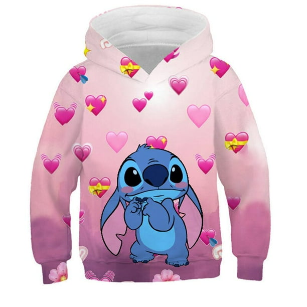 Chicos &erio; Sudaderas con capucha de dibujos animados para niñas, sudadera con estampado de punto para niños, jerséis de manga larga para primavera y otoño, ropa de algodón 4T Gao Jinjia LED