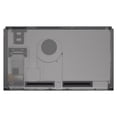 thumbnail image 6 of eXtremeRate Clear Black Console Back Plate DIY Replacement Housing Shell Case for Nintendo Switch Console with Kickstand – JoyCon Shell NOT Included, 6 of 7