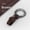 brown-6A-clearacne, variant on Handcuff Keychain Leather Strap Metal Car Key Ring Fashionable for Men Women Gift Birthday with Large Spring Clip