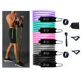 thumbnail image 3 of Bandas de resistencia Sharpla 5 tubos de fitness 2 de espuma 2 correas de tobillo, 3 of 8