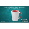 thumbnail image 2 of Ceramic Latte Coffee Mugs by Albany 13 oz. Set of 10, Bulk Pack - Perfect for Coffee, Tea, Espresso, Hot Cocoa, Other Beverages - Red, 2 of 5