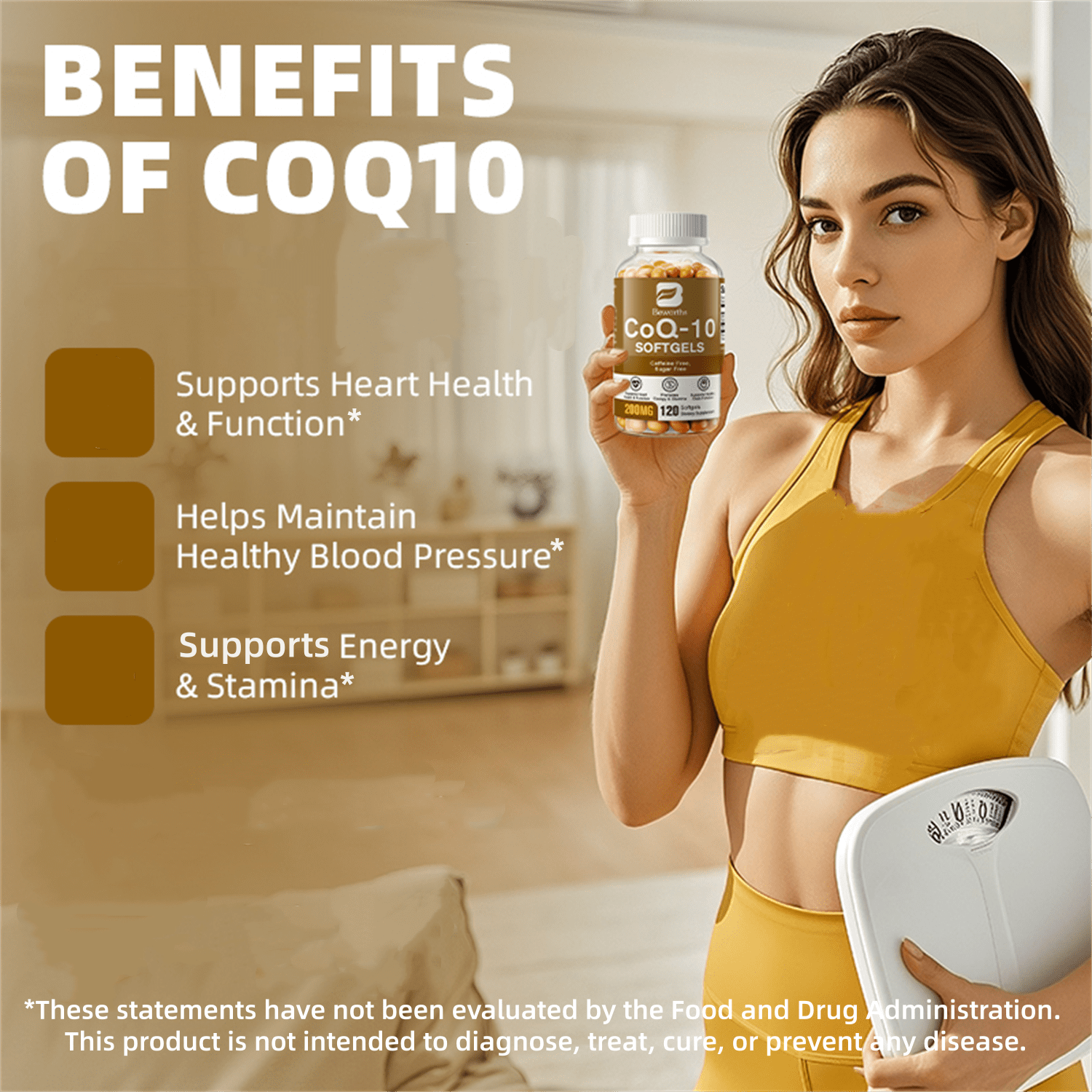 (2 PACK) Beworths CoQ10 Capsules 200mg | 240 Count | Non-GMO and Gluten Free Supplement | High Absorption