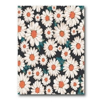 Designart ' Prolific of White Daisy Flowers ' Traditional Canvas Wall Art Print