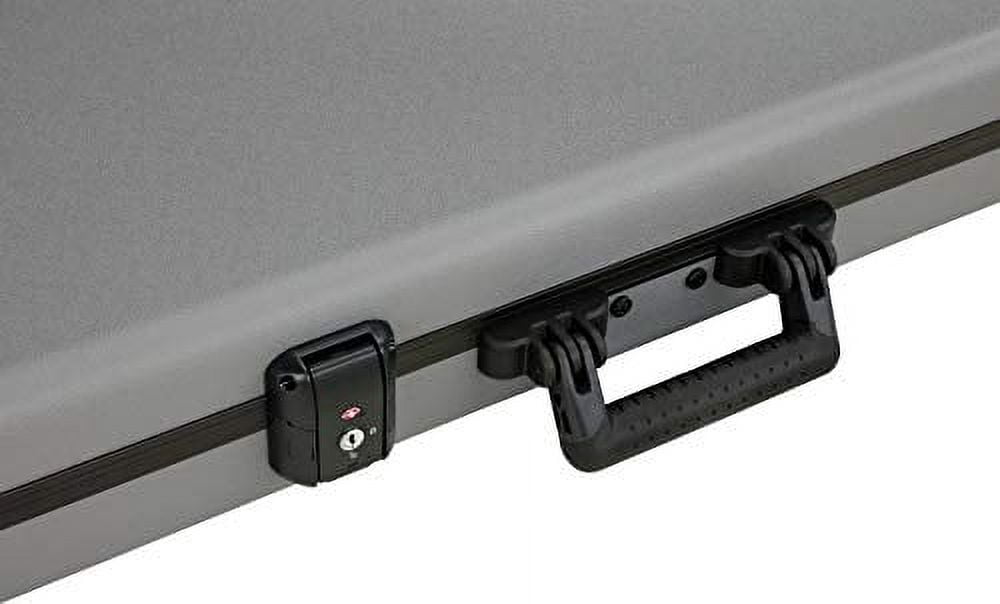 Fender Deluxe Molded Strat/Tele Case, Silver/Blue