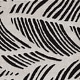 thumbnail image 3 of 3'x5' Black White Machine Woven UV Treated Tropical Palm Leaves Indoor Outdoor Area Rug, 3 of 8