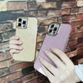 thumbnail image 4 of Compatible with iPhone XR Case Glitter Luxury Cute Clear Flexible Bling Cover Camera Protection Shockproof Phone Case for Women Girl Men Design for iPhone XR Case 6.1'' Gold, 4 of 13