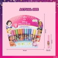 thumbnail image 3 of Princesas Disney 12 unidades de brillo para labios de a base de plantas, primer set de maquillaje pa, 3 of 9