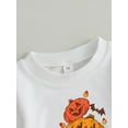 thumbnail image 5 of Wassery Infant Baby Girls 2Pcs Fall Clothes 6M 12M 18M 2T 3T Toddler Girl Halloween Outfits Set Long Sleeve Pumpkin Print Sweatshirts Tops + Drawstring Pants Sets, 5 of 8