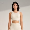 thumbnail image 2 of ZyeKqe Sport Bras for Women Racerback Full Coverage Workout Bras Wireless Push up Ribbed Yoga Crop Top Bras, 2 of 8