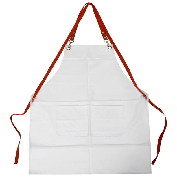 unbranded Delantal De Trabajo Transparente Para Estilistas En Tpu Con Ajustables Resistente A Aceite Y