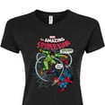 thumbnail image 3 of Marvel Spider-Man - Fighting Doc Ock - Juniors Fitted Graphic T-Shirt, 3 of 5