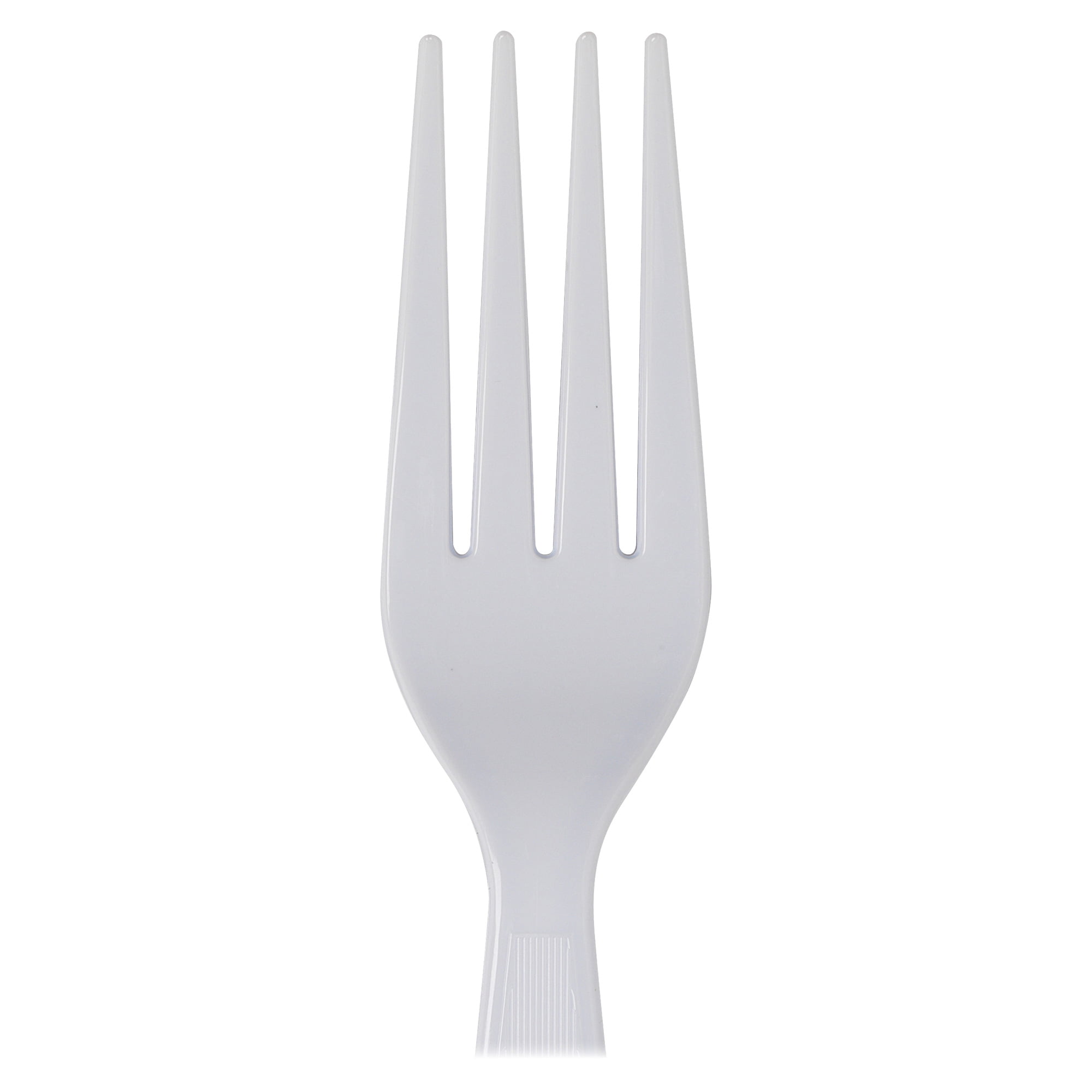 GEN Heavyweight Cutlery Forks Plastic White 1000/Carton HYWFK 