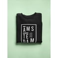 thumbnail image 3 of Amsterdam Print Sweatshirt Men -Image by Shutterstock, Male Large, 3 of 4
