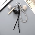 thumbnail image 3 of Cute Bag Charm Pendant Keyring Plush Ball Baseball Braided Rope Keychain Bag Charm for Backpack Purse Handbag Decoration, 3 of 10