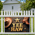thumbnail image 7 of LUUFILx Cowboy Theme Party Western Backdrop Banner Photography Props Yee Haw Birthday Decoration Party Supplies Western Event Decorations, 7 of 7