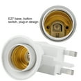 thumbnail image 1 of Plug-in Lamp Screw Socket 85V265V UK Plug E27 Bulb Converter Plugin Lamp Screw Socket Wall Light Fixture, 1 of 8