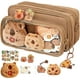 thumbnail image 1 of Capybara Plush Pencil Case - Large Capacity Pencil Case with 10 Compartments, Cute Stationery Bag for School Office College, 1 of 5