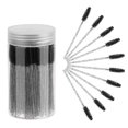 thumbnail image 1 of Cepillo desechable para pestañas CHEFBEE, 100 piezas, con contenedor, negro, 1 of 7