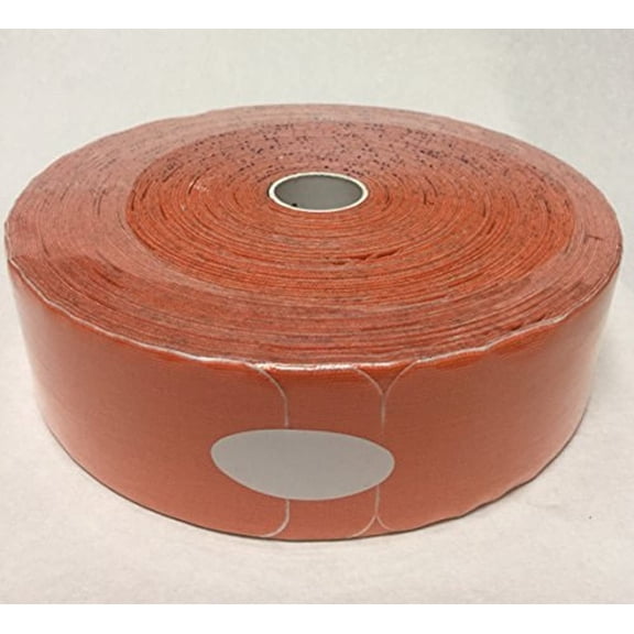 Therapist’s Choice® Kinesiology Tape, 2"x105' PRE-Cut Bulk Roll, PRE-Cut into Easy-to-Apply 10 inch Strips (Hot Orange)