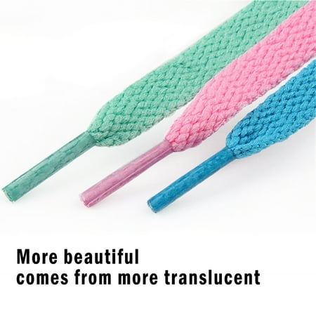 

dido 120cm Round Shoelaces Multi Colors Sneaker Strings Shoe Laces Shoelaces