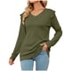 thumbnail image 1 of Blusa informal de manga larga con volantes y manga larga para mujer Fridja  bvmnju3507, 1 of 7