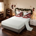 thumbnail image 4 of Manfei Cat King Bedding 7 Pieces Christmas King Bed in a Bag, Gray Green, Gray Reversible, 4 of 6