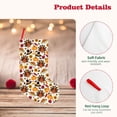 thumbnail image 4 of Lsque turkey hat Pumpkin Pattern 18 Inch Christmas Stockings, Festive Holiday Stocking for Christmas Decorations Holiday Decor, 4 of 8