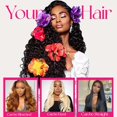 thumbnail image 2 of Hair Bundles Younsolo Deep Wave 12A para cabello virgen brasileño, 2 of 7