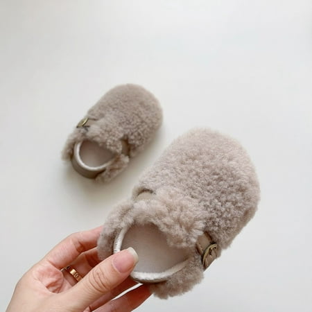 

JIKNTTR Baby Girls Winter Boots Toddler Soft Sole Winter Boots Baby First Walkers Cozy Warm Socks Shoes For Boys Girls Mid Calf Cowgirl Boots