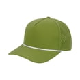 thumbnail image 2 of Waterproof Golf Rope Hat 5 Panel Performance Snapback Cap for Men, Breathable Perforated Mesh Baseball Cap, Lightweight Outdoor Sports Workout Running Hat, 2 of 3
