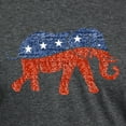 thumbnail image 3 of CafePress - Glitter Republican Elephant T Shirt - Mens Tri-blend T-Shirt, 3 of 4