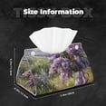 thumbnail image 4 of Kdxio Lilacs Teapot Scenic Painting Print Tissue Box Cover,Modern PU Leather Rectangular Tissue Box Holder for Bathroom Living Room Bedroom Office Desk Car Home, 4 of 6