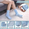 thumbnail image 6 of 5 Pairs Women Fuzzy Cozy Anti Skid Slipper Socks Winter Warm Soft Fluffy Sleep Socks, Non Slip Hospital Socks for Women with Grips, 6 of 6