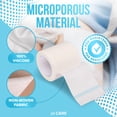 thumbnail image 3 of JJ CARE Micropore Tape [Pack of 8], 2” x 10 Yards, Breathable Paper Tape Medical Use, Latex-Free Paper Surgical Tape, Individually Boxed Paper Bandage Tape Rolls, 3 of 8
