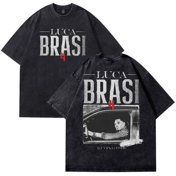 Kevin Gates Luca Brasi 4 Merch T-Shirt Cotton Wash Tee Women Men Short Sleeve Casual Crewneck Tee