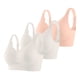 thumbnail image 1 of Brasier Mujer conjunto de 3 Piezas de Sujetador Deportivo sin Costuras y Cómodo para Mujer, con Soporte Ajustable, para Uso En Casa, Ocio y Entrenamiento Durante Toda La Temporada. Mediana, 1 of 4
