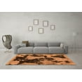 thumbnail image 3 of Ahgly Company Indoor Rectangle Abstract Orange Modern Area Rugs, 8' x 10', 3 of 4