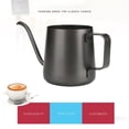 thumbnail image 1 of maskred Cafetière Longue 350ml Théière en Acier Inoxydable Col de Cygne Bouilloire, 1 of 6