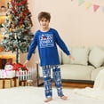thumbnail image 4 of 2025 Family Christmas Matching Pajama Set, Plus Size Family Pyjamas Blue, Size NB - Men 6XL, 4 of 6