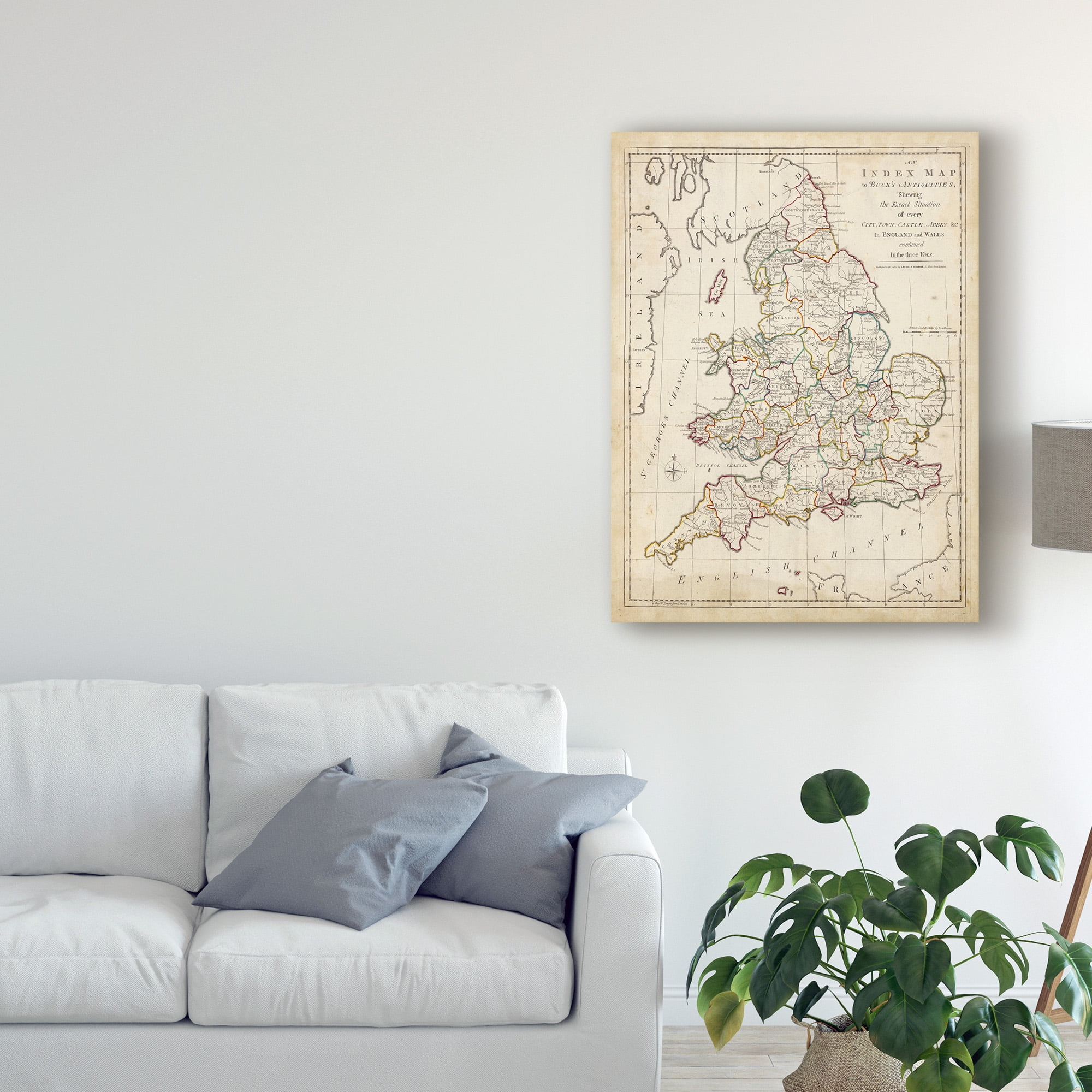 Trademark Fine Art 'Towns, Castles Abbeys' Canvas Art by Unknown