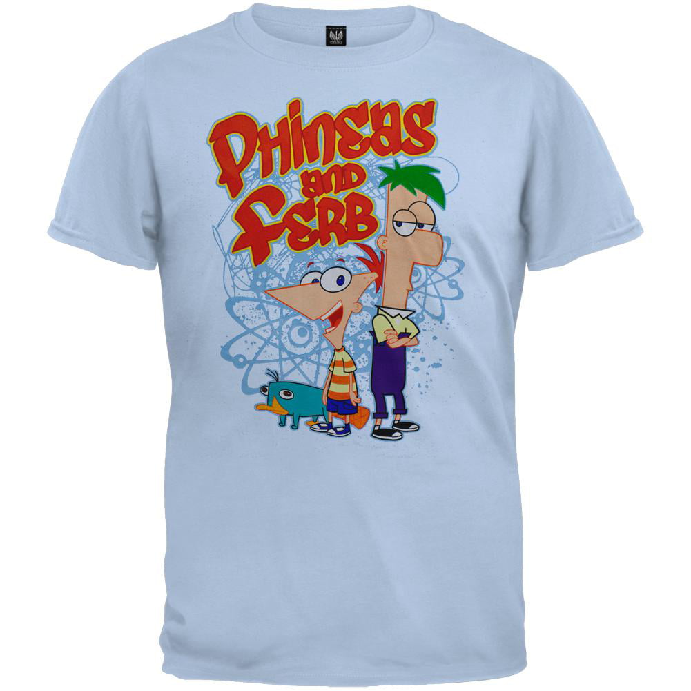 NEW Star Wars Phineas & Ferb Youth Sizes M-L-XL Shirt 10/12-14/16-18/20 