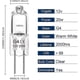 thumbnail image 2 of G4 Halogen Bulbs, 12V 20W Halogen Light Bulbs 2 Pin Clear Capsule Lamp Bulb, Halogen-Pin-Base-Lamp Warm White Light Clear Capsule (10 Pack), 2 of 5