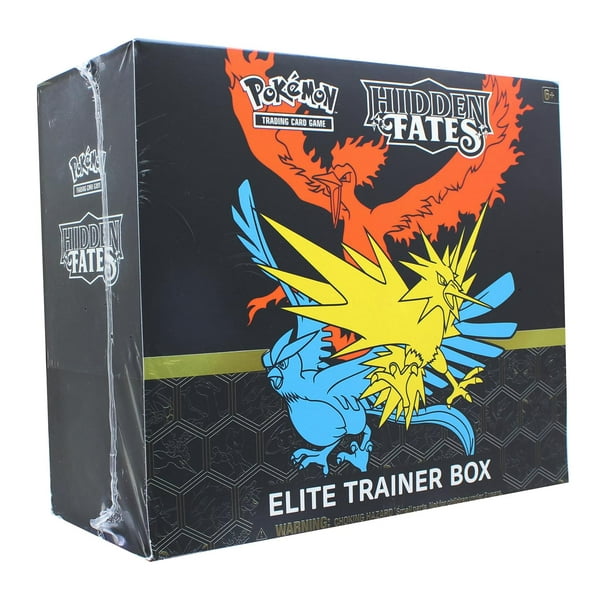 Pokemon Trading Card Game Hidden Fates Elite Trainer Box - Walmart.com ...