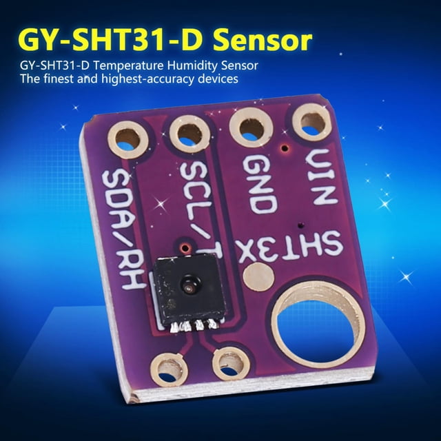 GY-SHT31-D Digital Temperature And Humidity Sensor Measurement Module Digital Output I2C Interface Aluminium Sensors