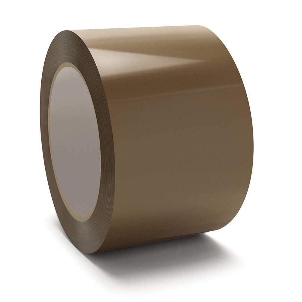 Packing Tape, Packaging Tape Roll, Tan Brown, 3 Inch x 110 Yards, 24