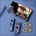 thumbnail image 1 of Protective Case Set for Switch and Joy-Con Controllers, Demon Slayer Theme, 1 of 1