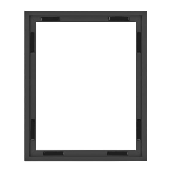 MCS Canvas Float Frames 16x20 Frame, Black Frame for Finished Canvases, Vertical & Horizontal Wall Hanging Large Frame with Adhesive for Canvas Paintings (1-Pack)
