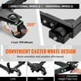thumbnail image 3 of VEVOR Base Mobile Support Universel Robuste Capacité 1500 lb pour Outils Machines, 3 of 9