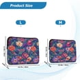 thumbnail image 4 of FORMRS 15-15.6 inch Laptop Sleeve Case Soft Carrying Quilted Computer Bag Cover, Blooming Flowers Pattern, 4 of 7