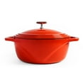 thumbnail image 2 of Lodge USA Enamel Dutch Oven, 4.5 qt., Red, 2 of 6